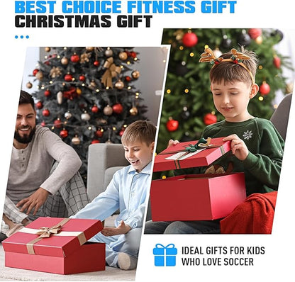 Agility Training Equipment, Soccer Training Equipment, Agility Speed Training Set for Kid Youth Adult, 20FT Agility Ladder, 4 Hurdles,12 Soccer Cones, Jump Rope, Running Parachute, Drill Charts