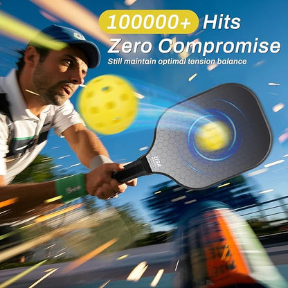 99.9% T300 Carbon Fiber Lightweight Pickleball Paddles Set of 2 Indoor Outdoor Games Equipment Beginner Intermediate Pro Sports Accessories Gifts