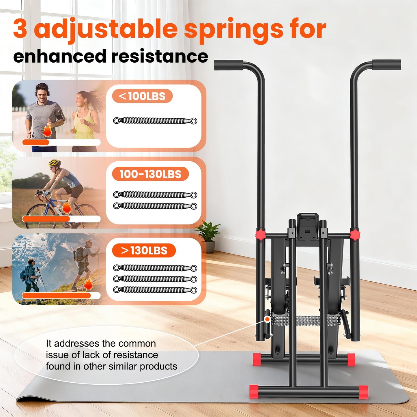 Relife Stair Stepper for Home Gym Exercise,New Version Stair Climber