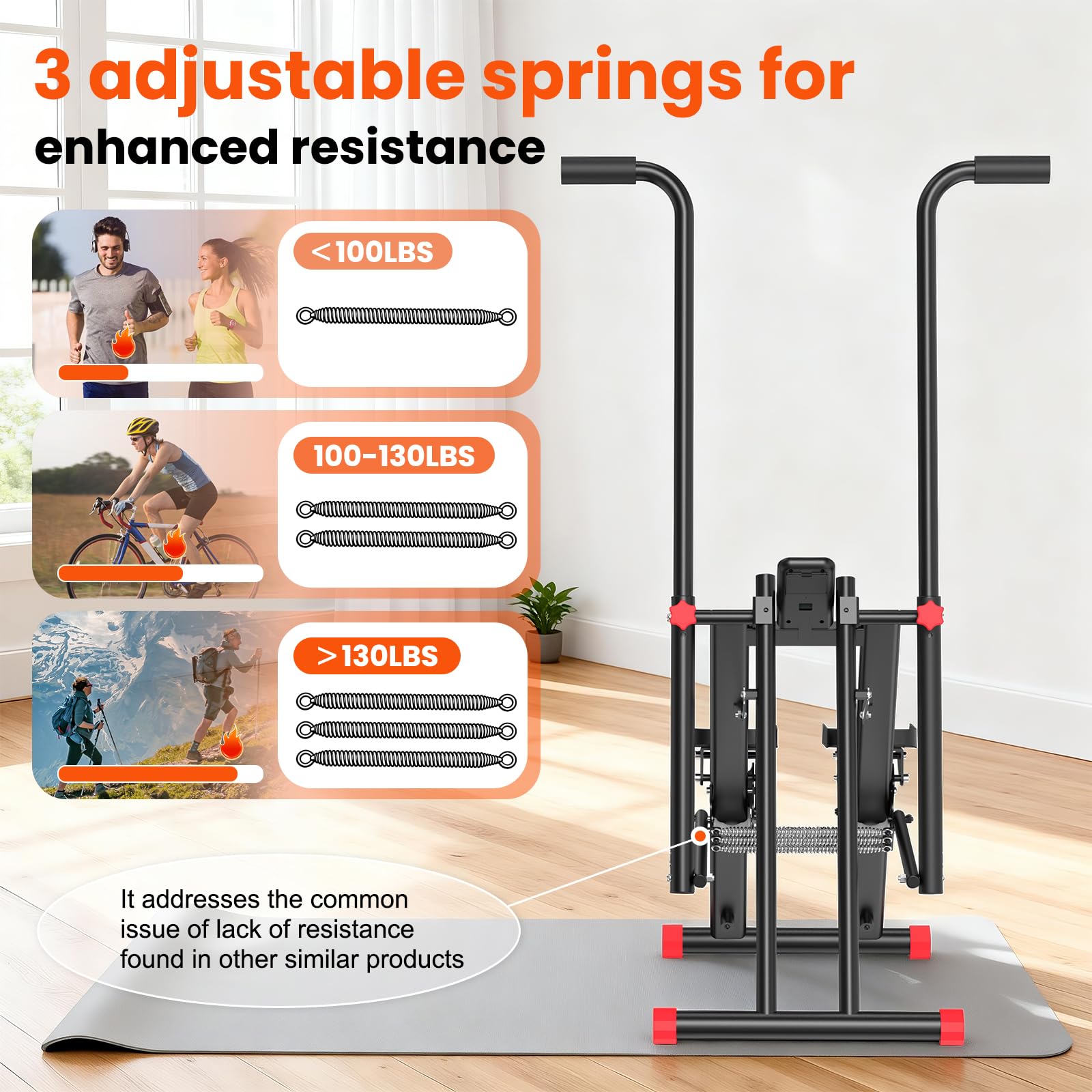 Relife Stair Stepper for Home Gym Exercise,New Version Stair Climber