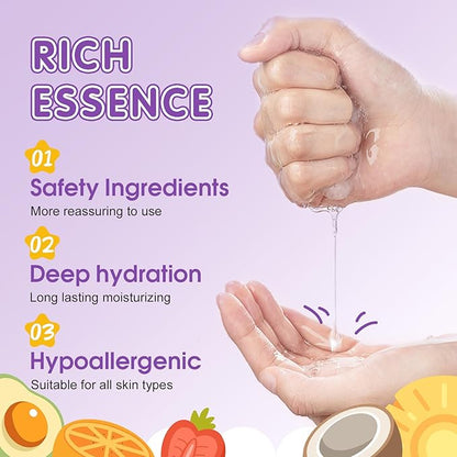 70 Pack Collagen Hydrating Face Masks Skincare for Women, Cute Fruit Face Mask Skin Care for Kids Teens, Bulk Sheet Facial Masks Set for All Skin Types, Spa Party Supplies for Girls, Birthday Gifts