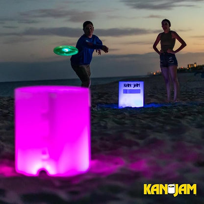 Kan Jam Disc Toss Game - American Made Outdoor Game for The Backyard, Beach, Park, Tailgates - Original, Illuminate, Pro, Travel Edition, and Carry Bag Only