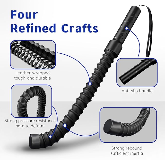 2Pcs Ropeless Battle Ropes for Men & Women - Portable Home Gym Workout Ropes for HIIT, Cardio Training & Strength Exercises (20.63" Compact Design)