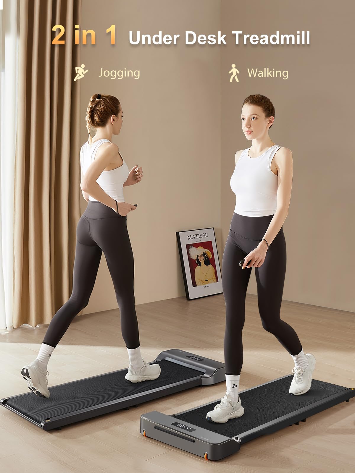 WalkingPad Z1 Foldable Walking Pad Treadmill, Under Desk Compact Design