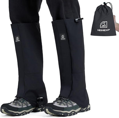 Leg Gaiters 100% Waterproof Adjustable Shoe Snow Boot Guard Gators for Hiking Shoe Cover Hunting Snowshoeing Climbing Walking for Women Men