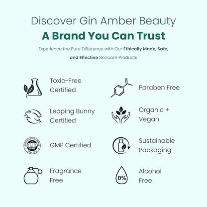 Gin Amber Beauty - Natural 20% Vitamin C Booster - Brightening