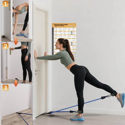 Readaeer Resistance Bands, Exercise Bands for Working Out with Handles