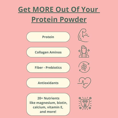 Clean Vegan Protein Powder Vanilla - Plant Based Protein, Dairy Free, for Gut Health, No Sodium, High Fiber, Keto Friendly, Non Dairy, Lactose Free Protein Powder
