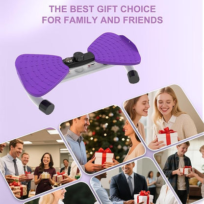 renZEC Waist Twister Machine, Adjustable Exercise Twist Board for Women Men, Noiseless Ab Twister for Home Gym Equipment, 330 lbs Capacity | Track Time, Reps, Calories with Digital Display