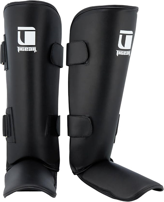 Tigear Core Shin Guards – MMA Martial Arts Shin Guards for Muay Thai & Kickboxing Sparring and Training | Premium, Lightweight | Professional Protection for Men, Women, Kids