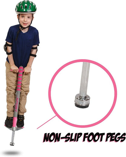 New Bounce Pogo Stick for Kids - Pogo Sticks, 40 to 80 Lbs - Sport Edition, Quality, Easy Grip, PogoStick for Hours of Wholesome Fun
