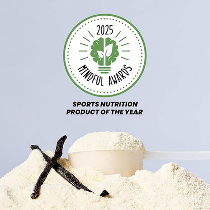 Kick Whey Protein Powder, Vanilla Flavor, 25 G Protein, Gluten Free Workout Supplement With Amino Acids to Support Fitness Goals & Digestive Wellness, No Added Sugar, No Artificial Flavor, 16 Servings