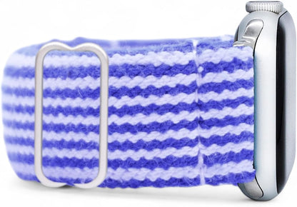 Braxley Bands - Organic Cotton Watch Bands For Women and Men, Compatible With All Apple Watch Sizes and Series - Washable, Sweat-Absorbent, Breathable Fit, Elastic Smart Watch Bands