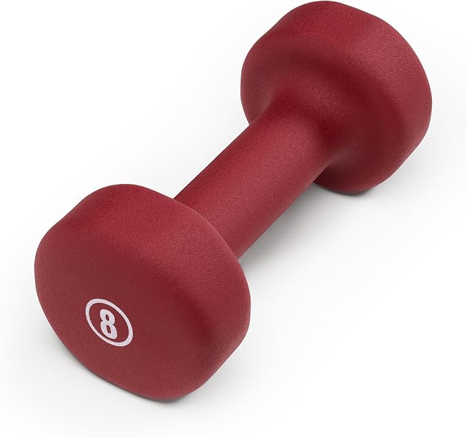 Marcy Colored Neoprene Dumbbell (Sold in Singles or Set) Hand Weights, Exercise Free Weights for Home Gym