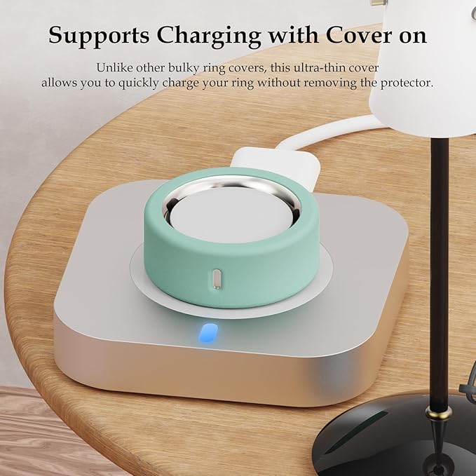 15 Pack Cover Compatible with Oura Ring Gen 4/Gen 3 Horizon/Gen 3 Heritage, Anti-Scratch Silicone Case for Oura Ring Protector for Women Men Working Out Gym, Support Charging with Cover on