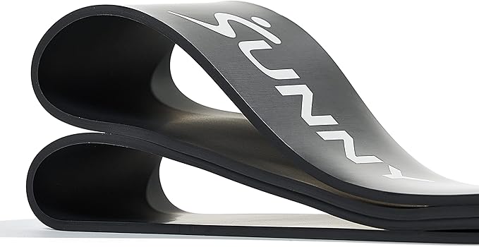 Sunny Health & Fitness Versatile Resistance Bands (Single or Combo Set) for Strength Training, Power Cage, Squat Rack, Home Gym, Body Stretching, Physical Therapy – 100, 140, 160, 180 & 10-75 LB Combo