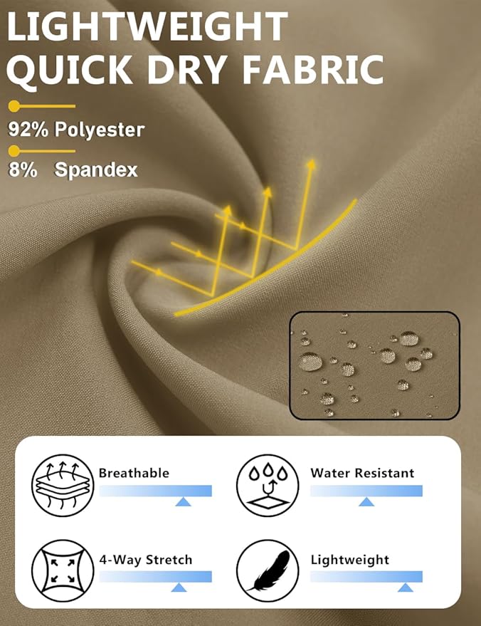 TACVASEN Men's Running Athletic Shorts 9" Quick Dry Workout Gym Shorts Lightweight Summer Shorts 3 Zipper Pockets