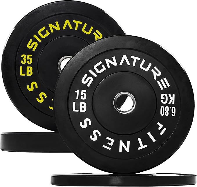 Olympic Bumper Plates Set, 2" Weight Plates for Strength Training & Weightlifting, Paris or Set or Set with Barbell, Multiple Options