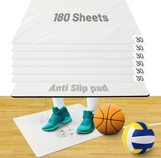 UNIFAMILY Basketball Sticky Mat 17x13 in with 180pcs Shoe Sticky Pad Grip for Basketball Shoes