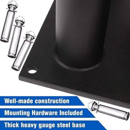 Yes4All Vertical Storage Rack, Home Gym Organizer, Barbell & Dumbbell Rack for 2-inch Olympic & Curl Bars