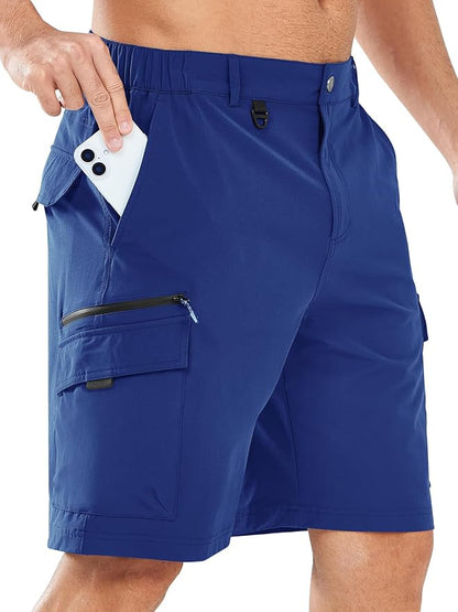 NORTHYARD Men's Cargo Hiking Shorts 9" Lightweight Outdoor Tactical Work Camping Sport Golf Casual Travel Fishing Multipocket