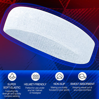 NONSTOP Mens Headband Sweatbands for Men Women, Sweat Wicking Head Bands Mens Sports Towel