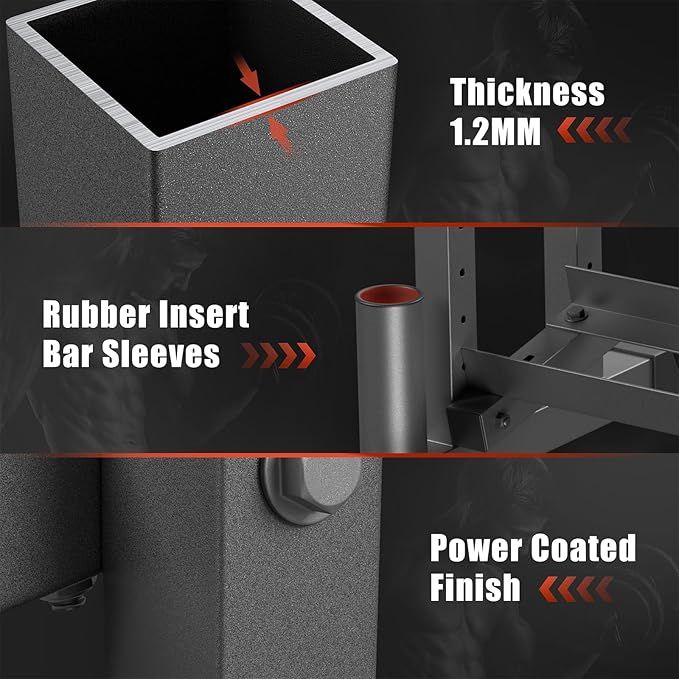 3-Tier Dumbbell Rack, 1100LB Capacity Adjustable Weight Rack for Home Gym, Heavy-Duty Weight Stand for Dumbbells Kettlebells & Weight Plates(Rack Only)