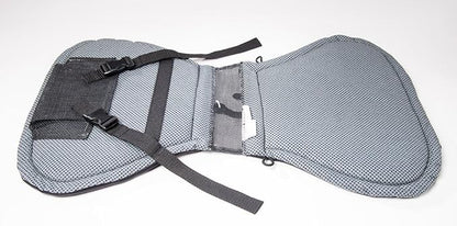 High Back Cushioned Seat Pad, Gel Seat Pad for Kayaks, Portable Seat Cushion for Outdoor Watersports and Recreation - Cascade Creek (High Back)