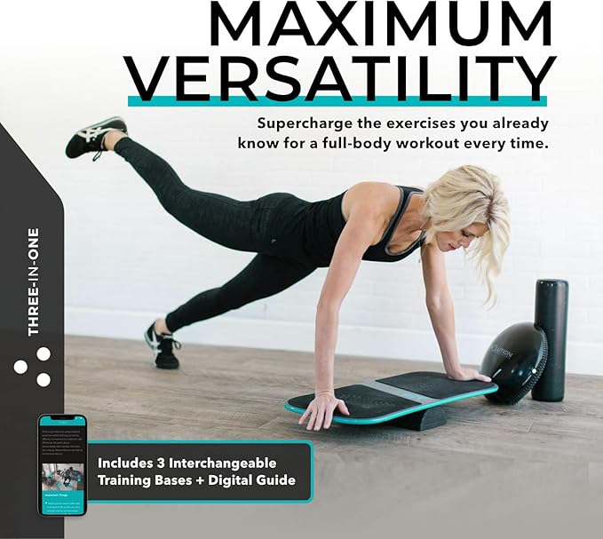 Revbalance FIT 3-in-1 Exercise Balance Board Training System