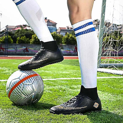 Mens Soccer Cleats Football Boots High-Top Outdoor/Indoor Training Athletic Sneaker