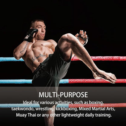 2 Pairs Boxing Gloves Kickboxing Gloves for Men Women Beginner Professional Shockproof Leather Sparring Training Gloves Set MMA Gloves