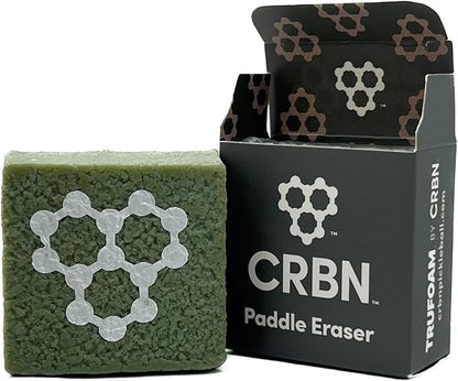 CRBN Pickleball Paddle Eraser, Best Carbon Fiber Pickle Ball Racket Cleaner, Fast & Easy Rubber Bar to Remove Ball Residue, Dirt, & Minor Scrapes/Scratches