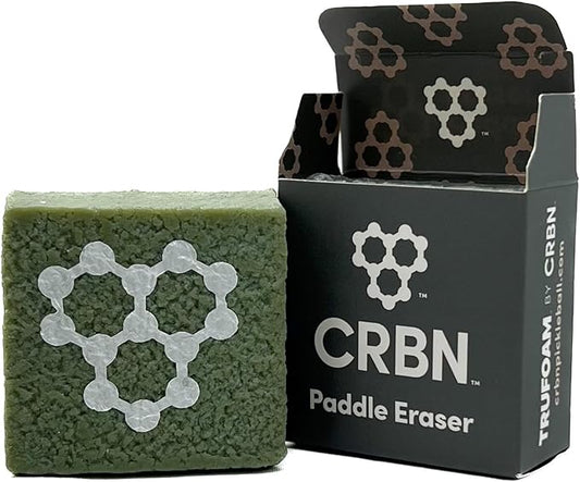 CRBN Pickleball Paddle Eraser, Best Carbon Fiber Pickle Ball Racket Cleaner, Fast & Easy Rubber Bar