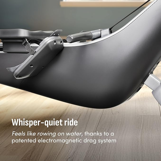 Hydrow Origin Rowing Machine with Immersive 22" HD Rotating Screen - Stows Upright | Live and On-Demand at-Home Workouts, Membership Required