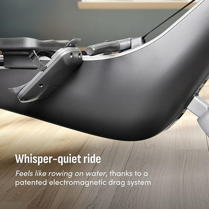 Hydrow Origin Rowing Machine with Immersive 22" HD Rotating Screen - Stows Upright | Live and On-Demand at-Home Workouts, Membership Required