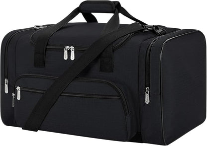 Sports Duffel Bag 20 inch for Travel Gym - Black