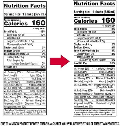 Atkins Strawberry Flavored Protein Shake, High Protein, Low Glycemic, Low Sugar and Low Carb, Keto Friendly, Gluten Free, 12 Count