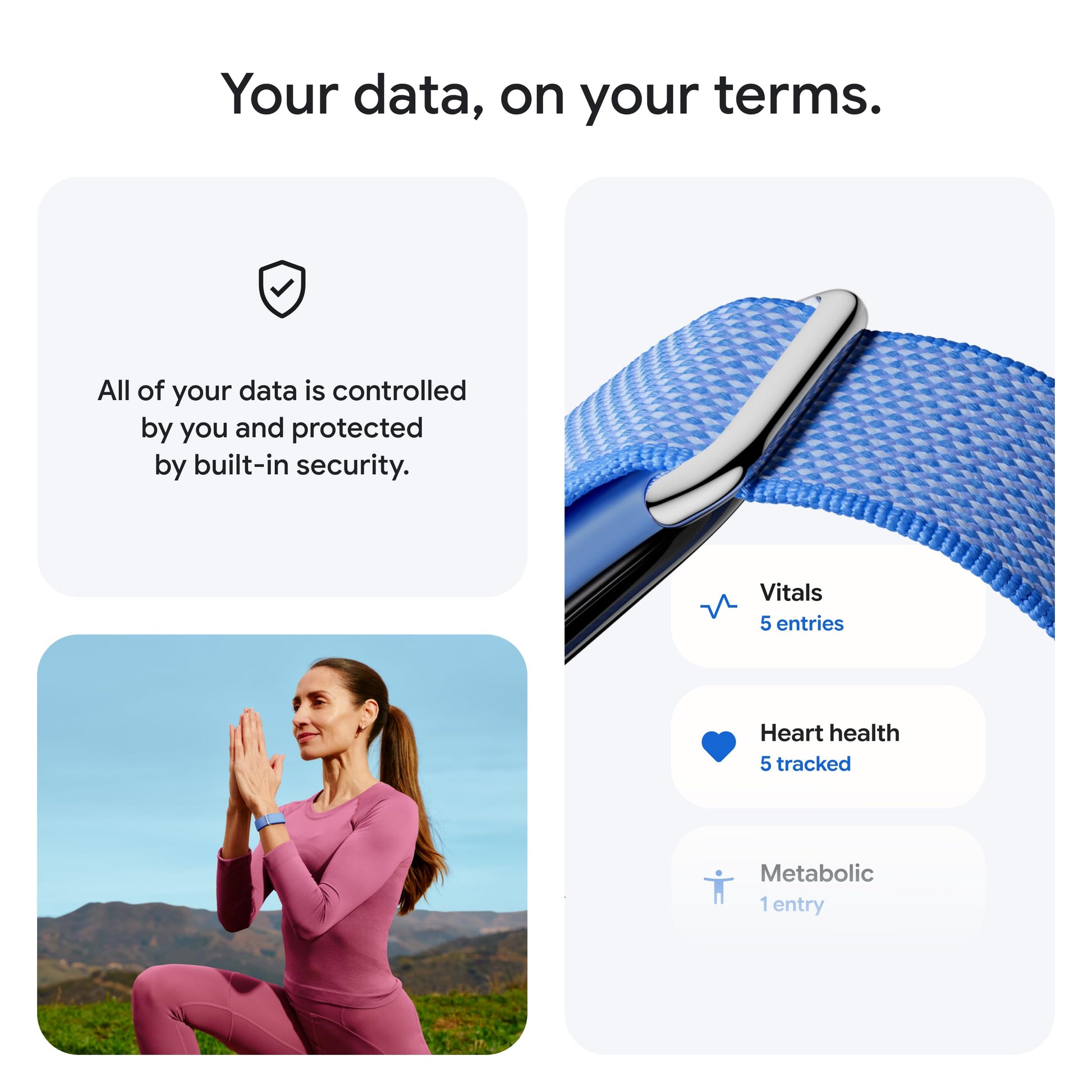 Google Fitbit Air Performance Loop Band - One Size - Obsidian