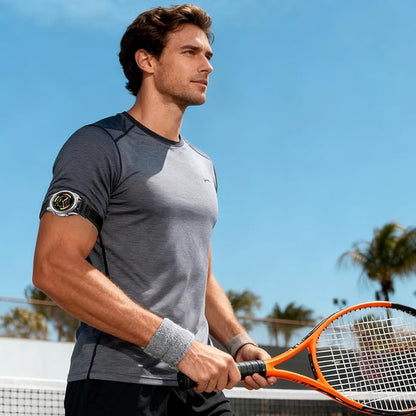 2 Pack Elastic Ankle/Arm Watch Bands Compatible with Garmin Venu 3/Venu 2/Vivoactive 4, Garmin Forerunner 570 47mm/265/255/255 Music, 22mm Sport Nylon Replacement Strap for Amazfit GTR 4/3/2