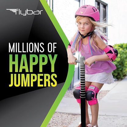 Flybar Foam Maverick Pogo Stick for Kids Ages 5+, Weights 40 to 80 Pounds by The Original Pogo Stick Company , Black/Silver