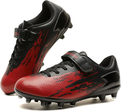 Kids Soccer Cleats Boys Girls Athletic Outdoor Youth Football Shoes Running & Training Lightweight Baseball Shoes(Little Kid/Big Kid)