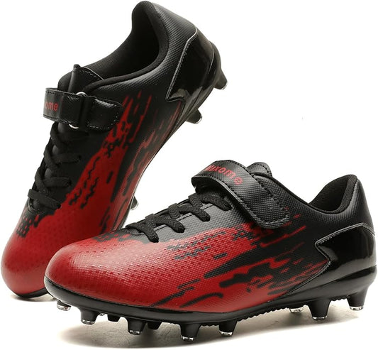Kids Soccer Cleats Boys Girls Athletic Outdoor Youth Football Shoes Running & Training Lightweight