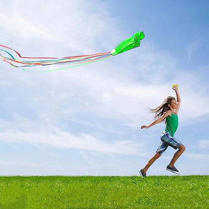 Octopus Kites for Kids & Adults Easy to Fly, 24”x 158” Large Soft Kite Kit for Boys and Girls, Single Line 3D Beach Kite Set for Teens,Perfect for Outdoor Activities
