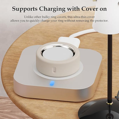 15 Pack Cover Compatible with Oura Ring Gen 4/Gen 3 Horizon/Gen 3 Heritage, Anti-Scratch Silicone Case for Oura Ring Protector for Women Men Working Out Gym, Support Charging with Cover on