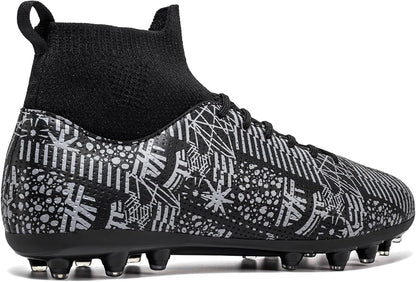 Adult Soccer Cleats Men Lightweight Football Boots Breathable Professional Sneaker Sport Athletic Ground Football Shoes