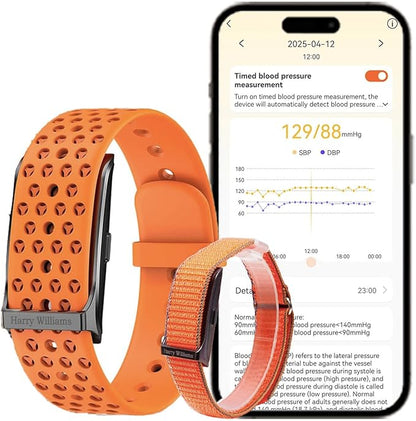 Smart Bracelet Activity Fitness Tracker, Health Wristband, Screenless Ultra Lightweight 17g Wearable 24/7 BP Health Monitor, 100+ Modes, Improve Sleep, Heart Rate Tracking for Women Men Free App