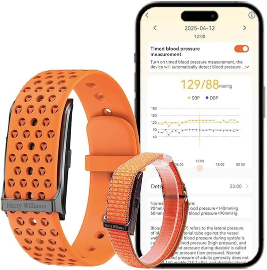 Smart Bracelet Activity Fitness Tracker, Health Wristband, Screenless Ultra Lightweight 17g Wearable 24/7 BP Health Monitor, 100+ Modes, Improve Sleep, Heart Rate Tracking for Women Men Free App