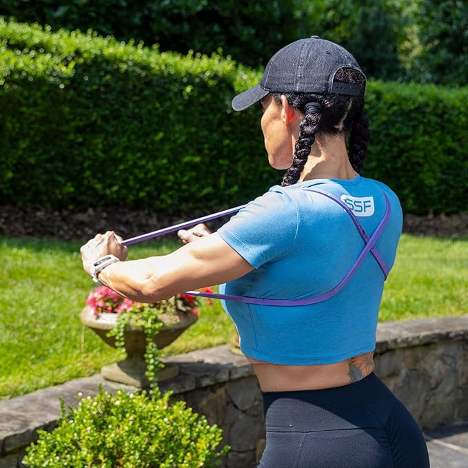 Serious Steel Fitness 37" Resistance Training Bands (Portable Exercise Band System Training Bands- Great for Individuals Looking for Tension Throughout The Exercise)