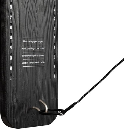 Ringo Outdoor Premium Hook and Ring Game. Fully Assembled and Mounts in 90 Seconds, Lifetime Warrantee. Made for Outdoors!