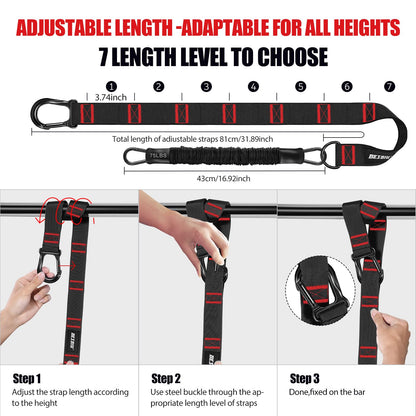 Pull Up Assistance Bands 260lbs, Heavy Pull Up Bands Resistance Bands for Pull Ups Working Out with